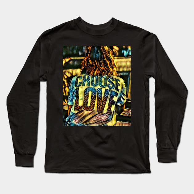 Choose Love Long Sleeve T-Shirt by Lees Tees